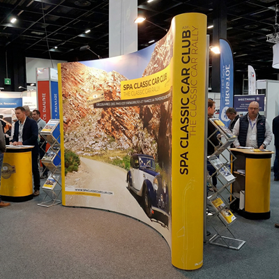 Stand pop up courbé 4x3