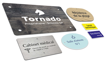 Plaquette personnalisable (10 x 5 cm)