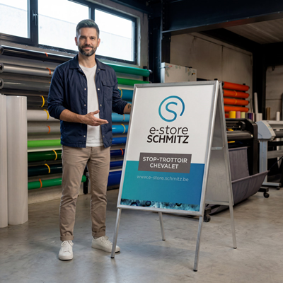 Stop trottoir chevalet