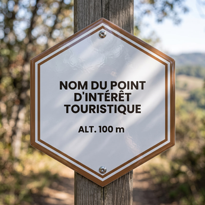 Balise Toponymique B1 [conforme Annexe 17]
