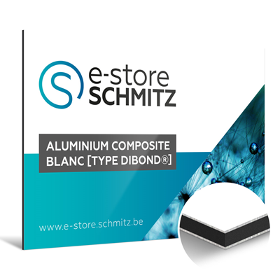 Panneau alu composite blanc [type Didond®]