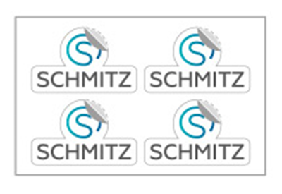 Sticker transparent personnalisé