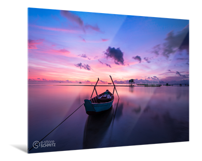 Impression photo d'art sous plexi