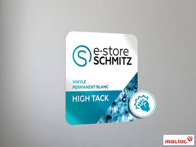 Vinyle permanent blanc High Tack (2D)