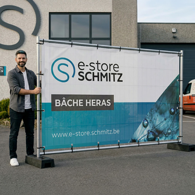 Bâche pour barrière Heras