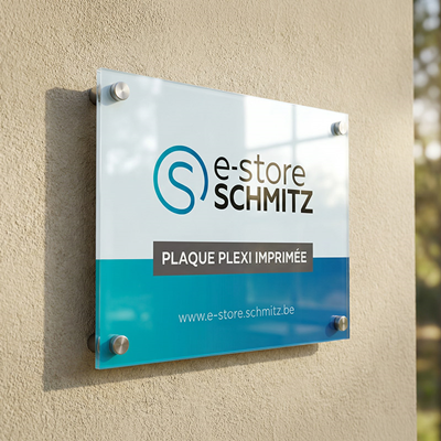 Plaque professionnelle en plexi imprimé