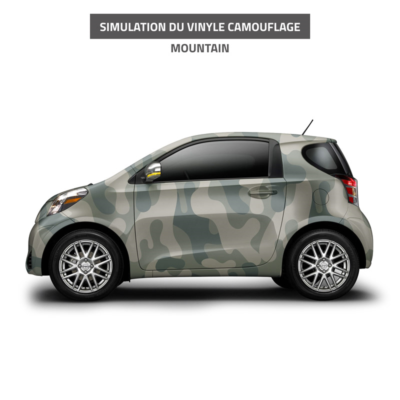 Impression Vinyle Covering Camouflage Militaire (3D)