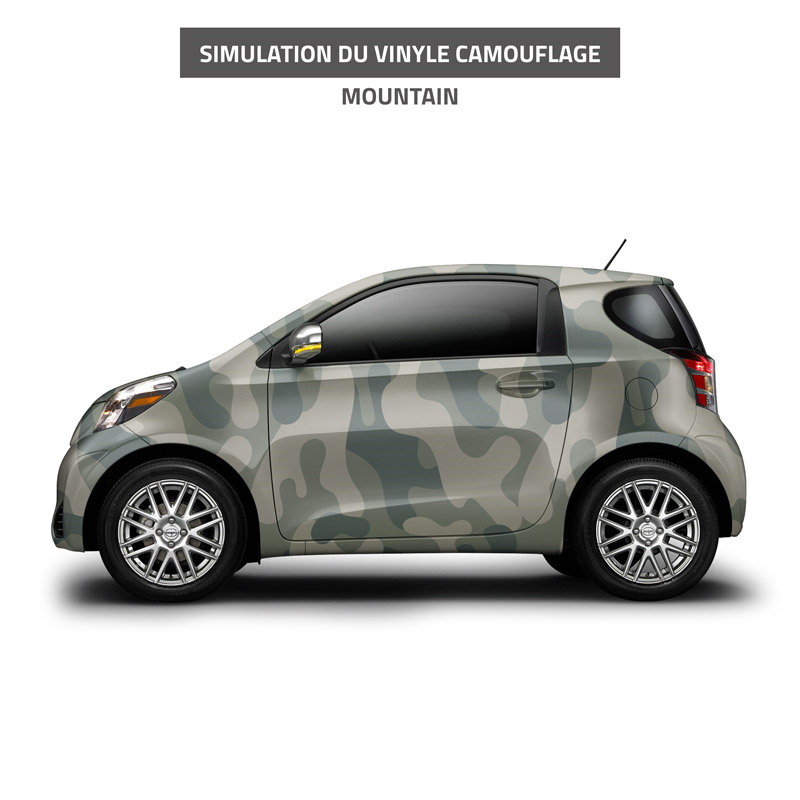Film Adhésif Camouflage PVC - 3m X 50cm - Pour Capot De Voiture, Moto, Scooter Ou Vélo