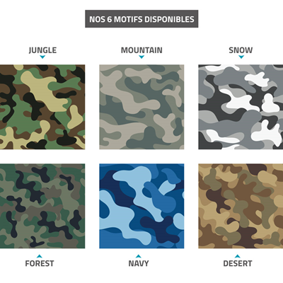 Vinyle covering camouflage militaire CAMO (3D)