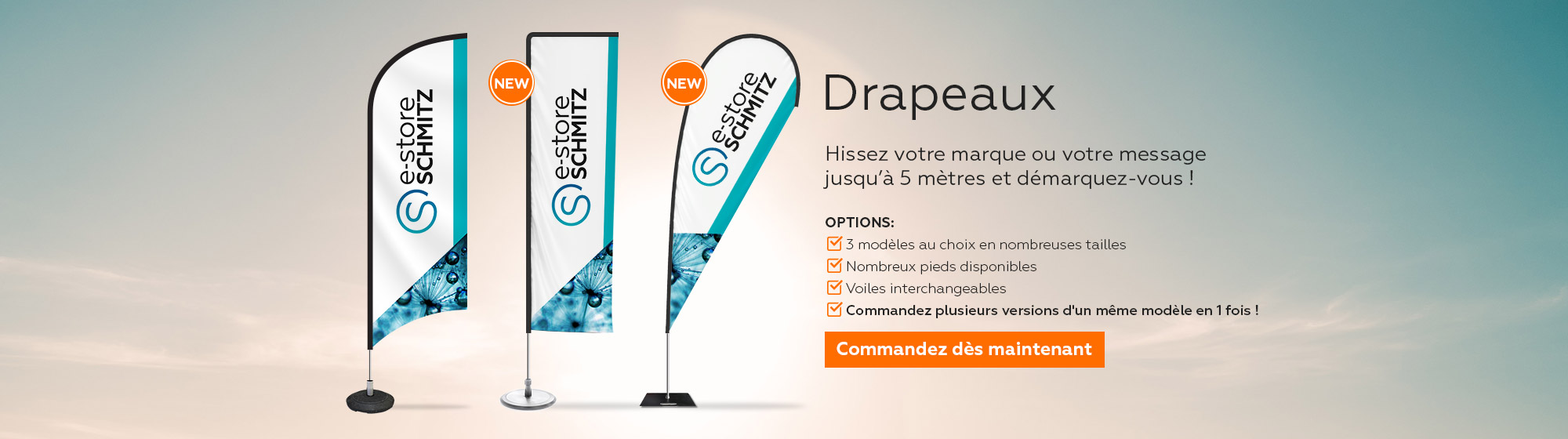 Impression de drapeau personnalisée