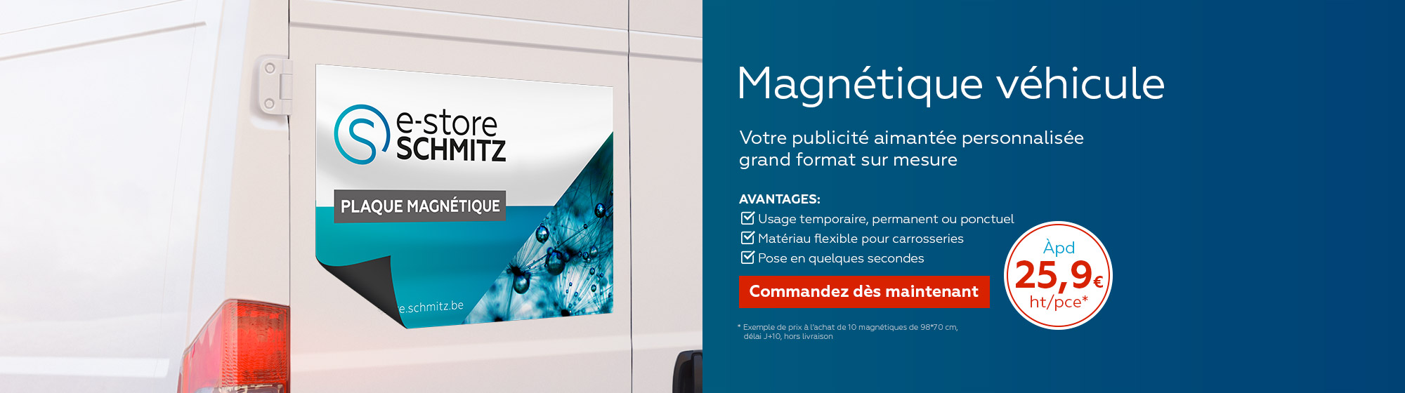 Magnétique blanc pour véhicule