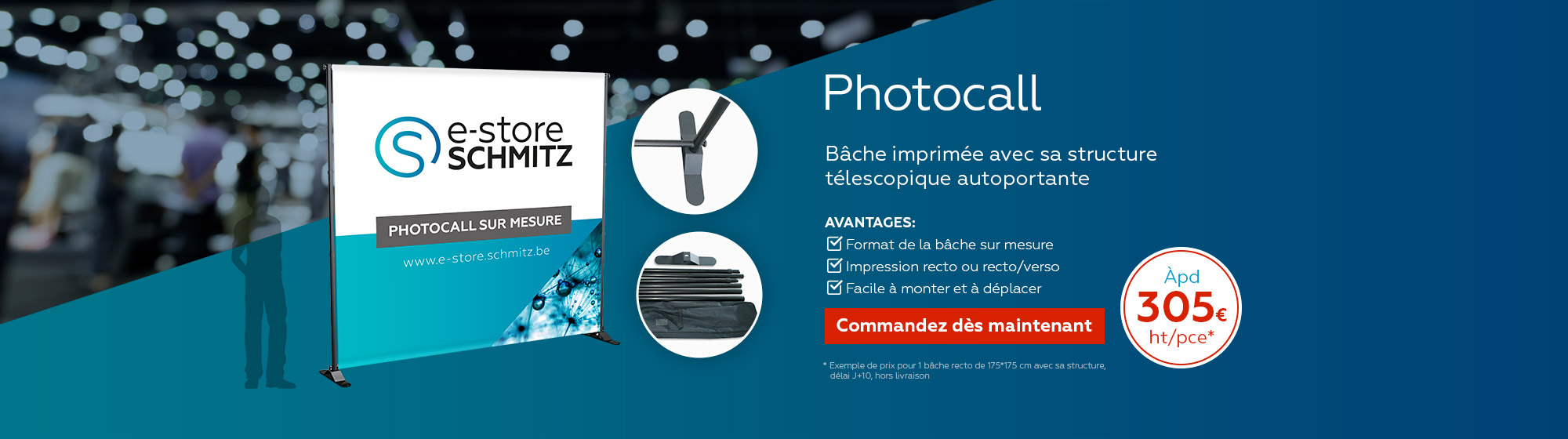 Photocall autoportant