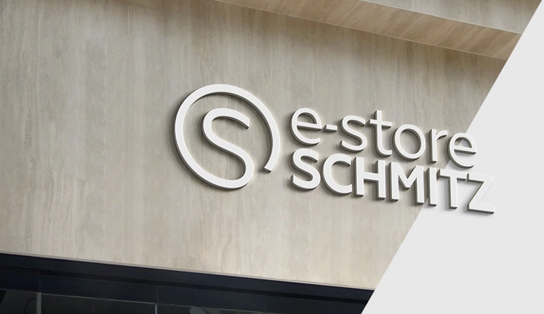 Logo et lettres relief 3D en PVC Forex d'une épaisseur de 19mm