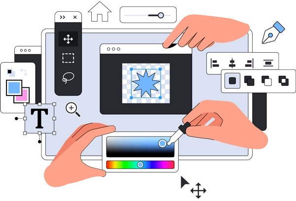 Designer en ligne de l'e-store