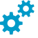 Engrenages du processus d'impression