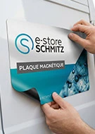 Plaques magnétiques pour véhicule