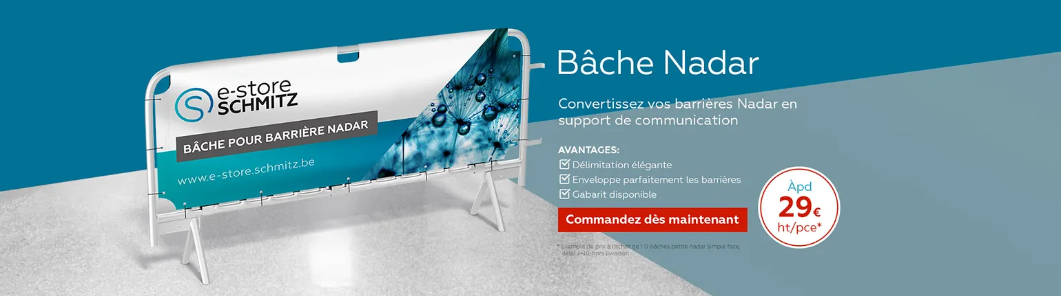 Impression Bâche pour barrière Nadar